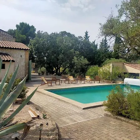 Mas Interieur Renove 4 Piscine 度假居 *
